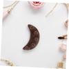 Mikinona 2Pcs Wooden Gua Massager Crescent Shaped Face Tool for