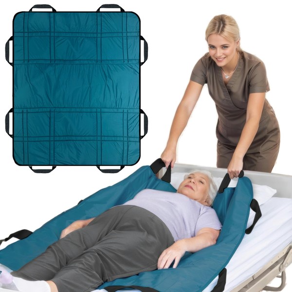 NurtureCare Upgrade 3-Layer Comfort Positioning Bed Pad with Handles 48