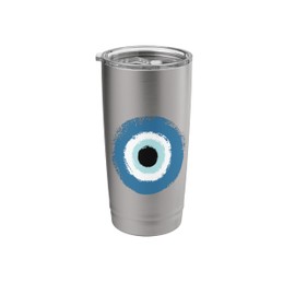 Evil Eye Artwork, Hamasa Good Luck Hand of Fatima Stainless Steel Insulated Tumbler