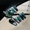 SOMIMI Coffin Regular Emerald Enigma Snake 10Pcs Handmade Acrylic Short