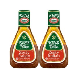 Ken's Steak House Steak House Zesty Italian Dressing, 16 Oz, Pack of 2