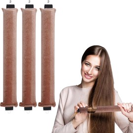 3 Stück Hitzefreie Lockenwickler,Lockenwickler über Nacht,mit Haken, Große Locken für Welliges Lockenstyling,Overnight Blowout Locken Ohne Hitze, Für Langes Mittleres Haa