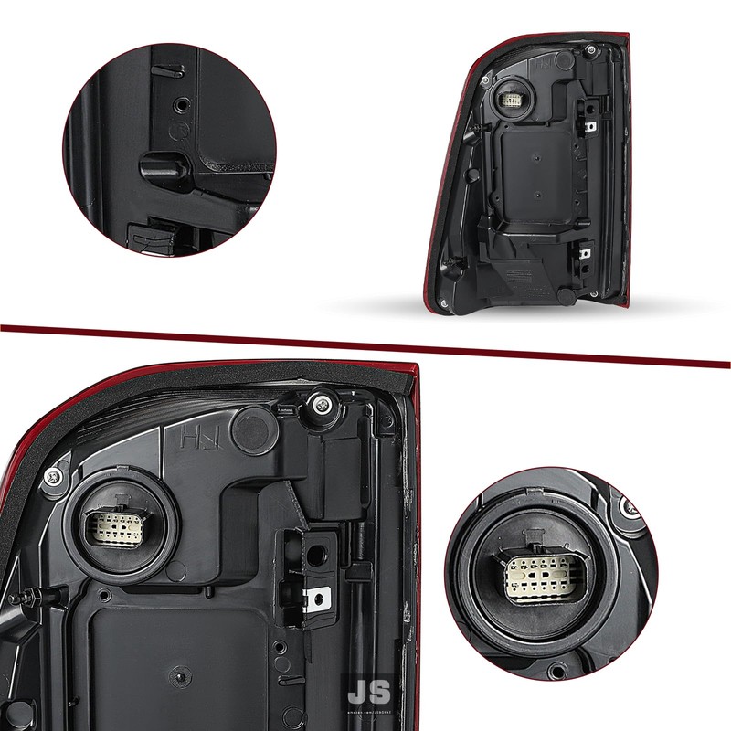 JSBOYAT LED Tail Light Assembly Compatible with 2019-2024 Dodge Ram