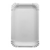 Gastro-Bedarf-Gutheil 250 Disposable Paper Plates Square in White 10 x