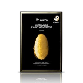 JM Solution Water Glow Golden Cocoon Mask Black 10 sheets / 제이엠솔루션 물광 골든 코쿤 마스크 블랙 10매