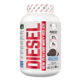 PERFECT SPORTS Aislado de proteína de suero Perfect Sports Diesel 100 neozelandés  Endulzado con stevia, sin ingredientes artificiales, cetogénico  0 