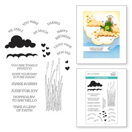 Spellbinders Jump for Joy Sentiments Clear Stamp Set from The Jump for Joy Collection