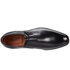 Florsheim Sorrento Plain Toe Single Monk STRP Men's Slip On, 10.5 D(M) US, Black