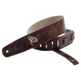 Ortega Guitars Guitar Strap Length Adjustable - Acoustic Guitar / Bass, Electric Guitar, Electric Bass - Suede Series - Suede Peat (OSSU-20)