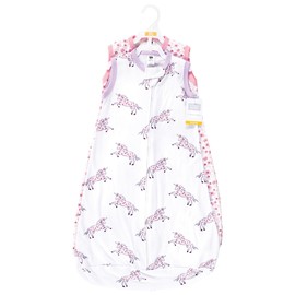 Hudson Baby Unisex Baby Cotton Wearable Sleeping Bag, Sack, Blanket, Floral Unicorn Sleeveless, 18-24 Months