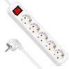 Power Strip for Home, 5-Way Multiple Socket with Save Energy