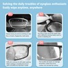 Anti-Fog Lens Wipes – 100 Pre-Moistened Wipes for Glasses, Phones,