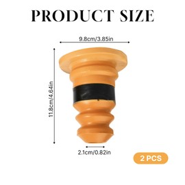 RowGlow 2pcs Stop Buffer Shock Absorbers for C4 Picassoo DS5 5008 Berlingoo Partner, Bump Stop 5166.90 516690, Rear Suspension Bump Stop Rubber
