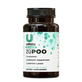 UMZU zuPoo 15-Day Gut Cleanse & Poop Pills, Cascara Sagrada + Magnesium Citrate – Colon Cleanse for Men & Women – Bloat & Constipation Relief – 30 Capsules