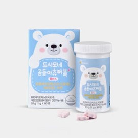 Bear Chewable Plus (2 billion+Zinc+Vitamin D) 60 capsules 1 unit | Desimone | 1 Lactobacillus Formula Core Strains Easy to Eat / 곰돌이 츄어블 플러스 (20억+아연+비타민D) 60캡슐 1개 | 드시모네 | 1 유산균 포뮬러 핵심균주 먹기편한