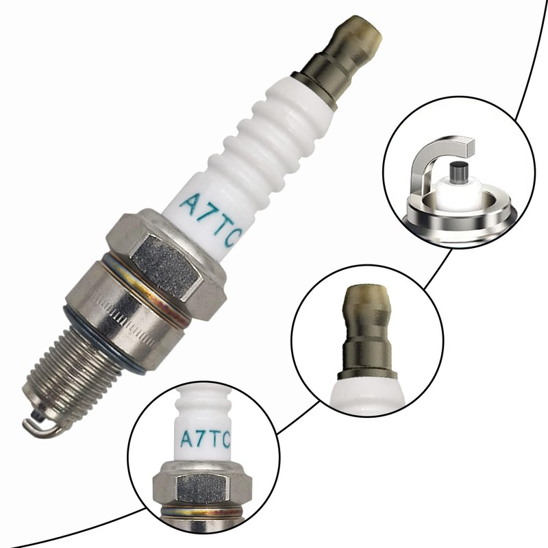 A7TC 139 Spark Plug, Nickel Alloy Spark Plug Set, 2