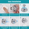 4 Pcs Suction Cup Hooks for Shower Wall, No Drill