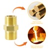 2pcs Gas Hose Connector Double Nipple Gas Quick Coupling Gas