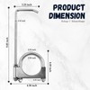 2.5 Inch Exhaust Hangers,Heavy Duty Adjustable 2.5 Exhaust Clamp with