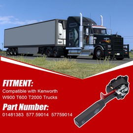 SecosAutoparts Turn Signal Switch Headlamp Switch Compatible with Kenworth W900 T600 T2000 Trucks # 01481383 577.59014 57759014