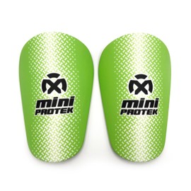 Oxum Sport - Mini Football Shin Pads for Children and Adults - Size M 10 x 6 cm Green