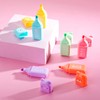 TIESOME Mini Pastel Highlighter, 6-Pack Cute Bear Highlighter Set Kids