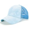Livacasa Women’s Mesh Baseball Cap with Ponytail Slit, Washable and