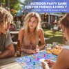 NETANICO Drinking Games,Leather Mat Drinking Board Game for Adults,Interactive Girls