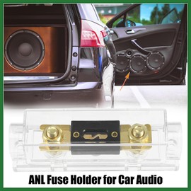 Motoforti Car Audio 0 4 8 Gauge Inline ANL Fuse Holder Set with 2pcs 30A Fuse Long-lasting