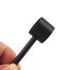 Zerniple Stainless Steel Hook Towel Hanger Black Hook Kitchen Utensil