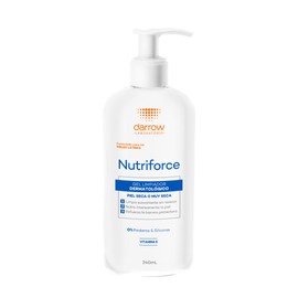 Darrow Nutriforce, Gel de Ducha Limpiador, Piel Seca, 240ml
