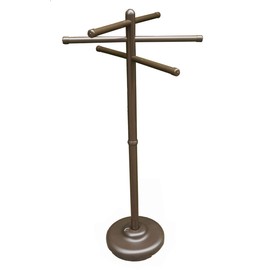 Outdoor Lamp company 401BRZ Portable Outdoor 3 Bar Towel Tree - Bronze