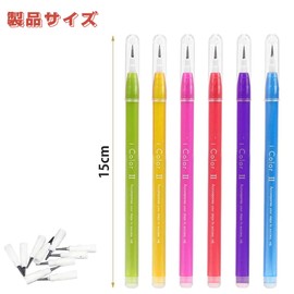 YIBOOM HB Pencil, Locket Pencil, Elementary School Pencil, No Sharpening, Funny Stationery, Set of 6 with 60 Leads (Random Colors), Studying, Stationery, School Supplies, Carrying and Learning