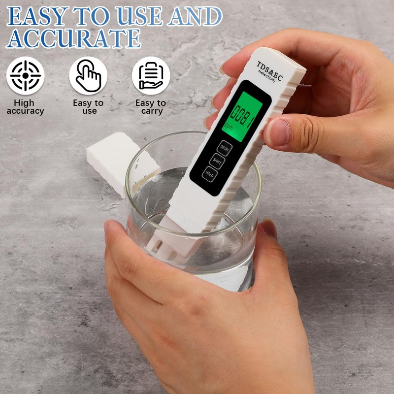 4 in 1 Digital Water Quality Tester,2025 New TDS Meter