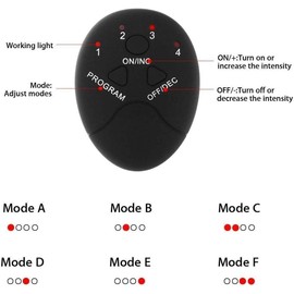 Stimulator Buttocks/HIPS Trainer Muscle Toner Hip Trainer with 6 Modes Smart Fitness Training Gear Home Office Workout Equipment Machine