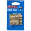 Faithfull FAISC1N Scutch Combs 25 mm (1 Inch) Pack 5,