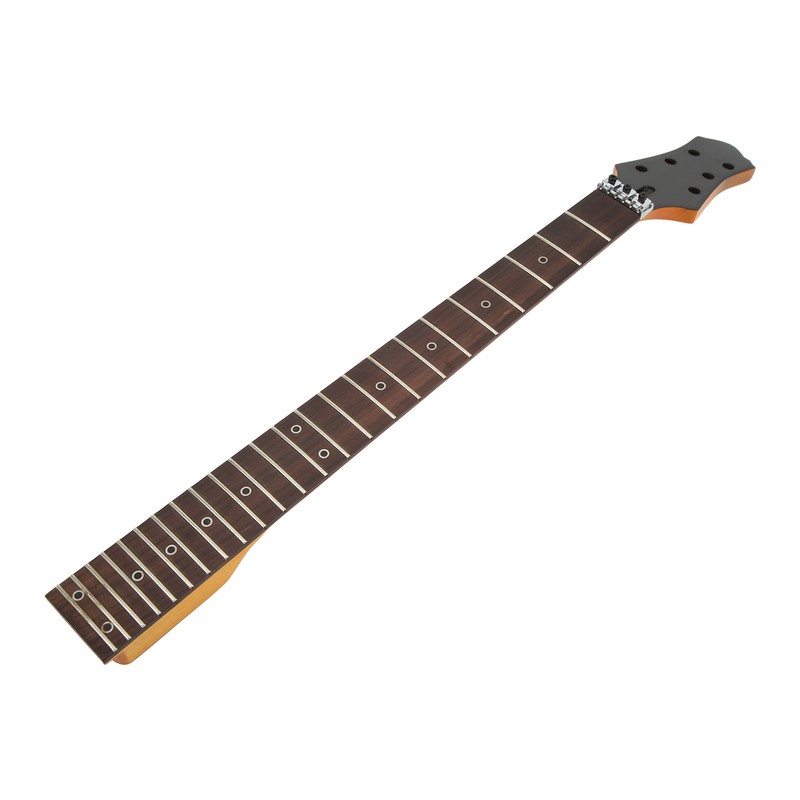 Guitar Neck Fingerboard 24 Fret 25.6in Smoothly Elegant Wood Electric