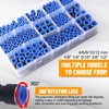 Ailbiuko 200PCS Quick Connect Air Hose Fittings,1/8",1/4",5/16",3/8",1/2" & 4/6/8/10/12mm Straight