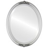 OVALCREST Oval Beveled Wall Mirror for Home Decor - Contessa