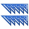 10 Pack 7 Inch Aluminum Alloy Rafter Square, Triangle Carpenter