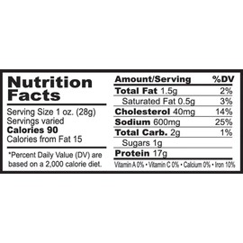 Buffalo Bills 18oz Sweet n' Spicy Western Cut Big Slab Beef Jerky (15 beef jerky slabs per bag)