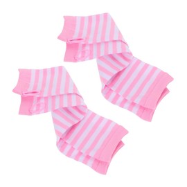 Outanaya 2 Pack Warm Arm Covers Knit Sleeves Elastic Fingerless Gloves for Cold Weather