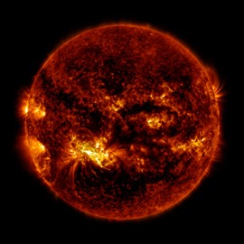 NASA Monster Sunspot Solar Flare Poster Art Photo Space Posters Artwork Photos 12x12