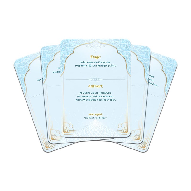 Islamic Game Quiz Cards Prophet Muhammed and Islam Gift Eid