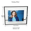 AhaGo Black Floating Frame (8"x10",Horizontal), For Picture Sizes (7x9, 6x8,