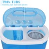 ZenStyle Portable Washer Compact Twin Tub 9.9 LB Mini Top