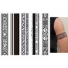 Miles5 Temporary Bracelet Tattoos Tribal Tattoos Arm Tattoos 5 Sheets