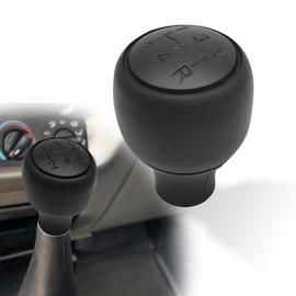 nuoozy 5 Speed Manual Transmission Gear Shift Knob Compatible with Ford Ranger F-150 F-250 F-350 Super Duty Bronco Explorer Mustang Aerostar E-150 E-250 E-350, Replace 5L5Z-7213-AA, Black