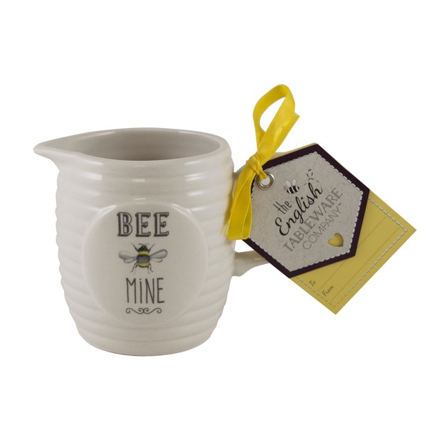 English Tableware Company Bee Happy Bee Mine Creamer Milk Jug 200ml