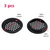 Antrader Black Louver Vents Stainless Steel Round Mesh Hole Air